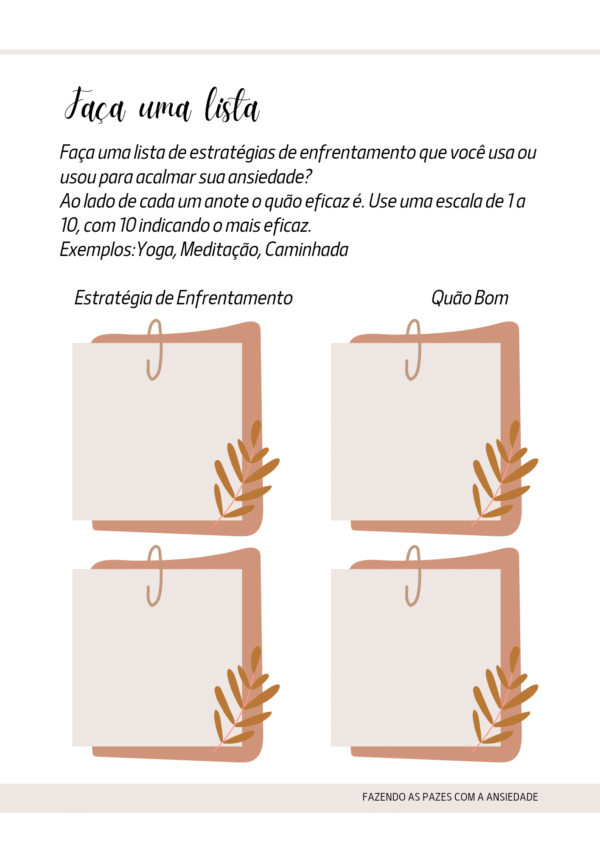 Fazendo as pazes com a Ansiedade - Imagem 4